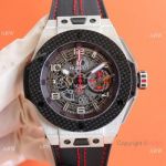 Super Clone Hublot Big Bang UNICO Ferrari Titanium Watch Schedoni Leather Strap